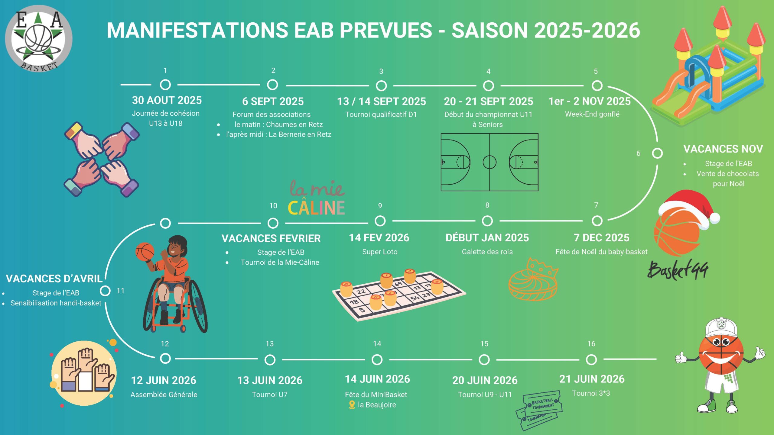 Programme festif de la saison